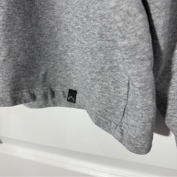 Varley Carbon Revive Cold Shoulder Sweatshirt in Light Heather Grey S Revolve - Picture 8 of 12